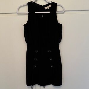 LIKE NEW Loft Petite Black Mini Dress